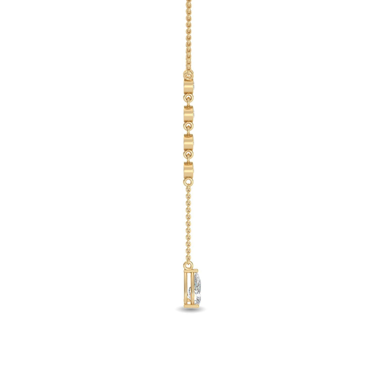 Elodie Dawn lab grown diamond pendant