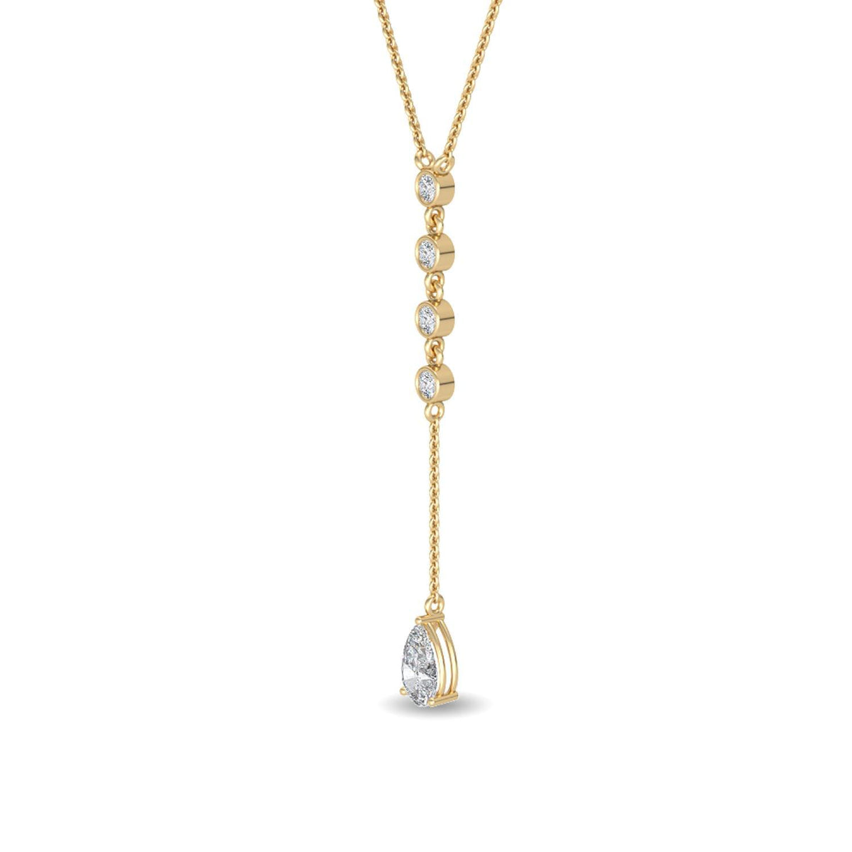 Elodie Dawn lab grown diamond pendant