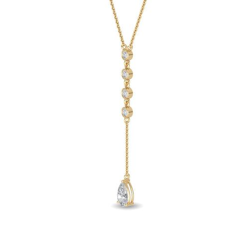 Elodie Dawn lab grown diamond pendant