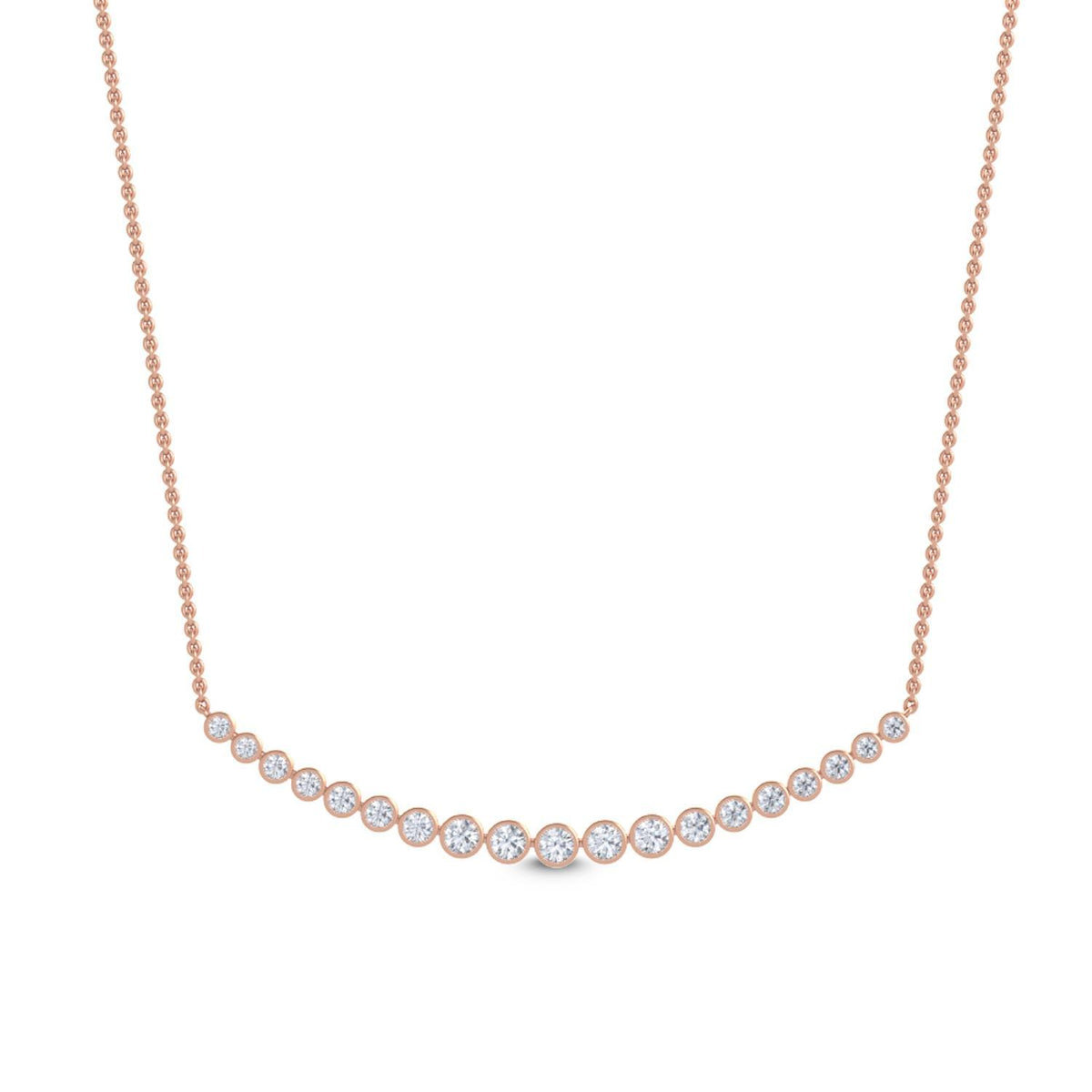 Elodie Lune lab grown diamond pendant
