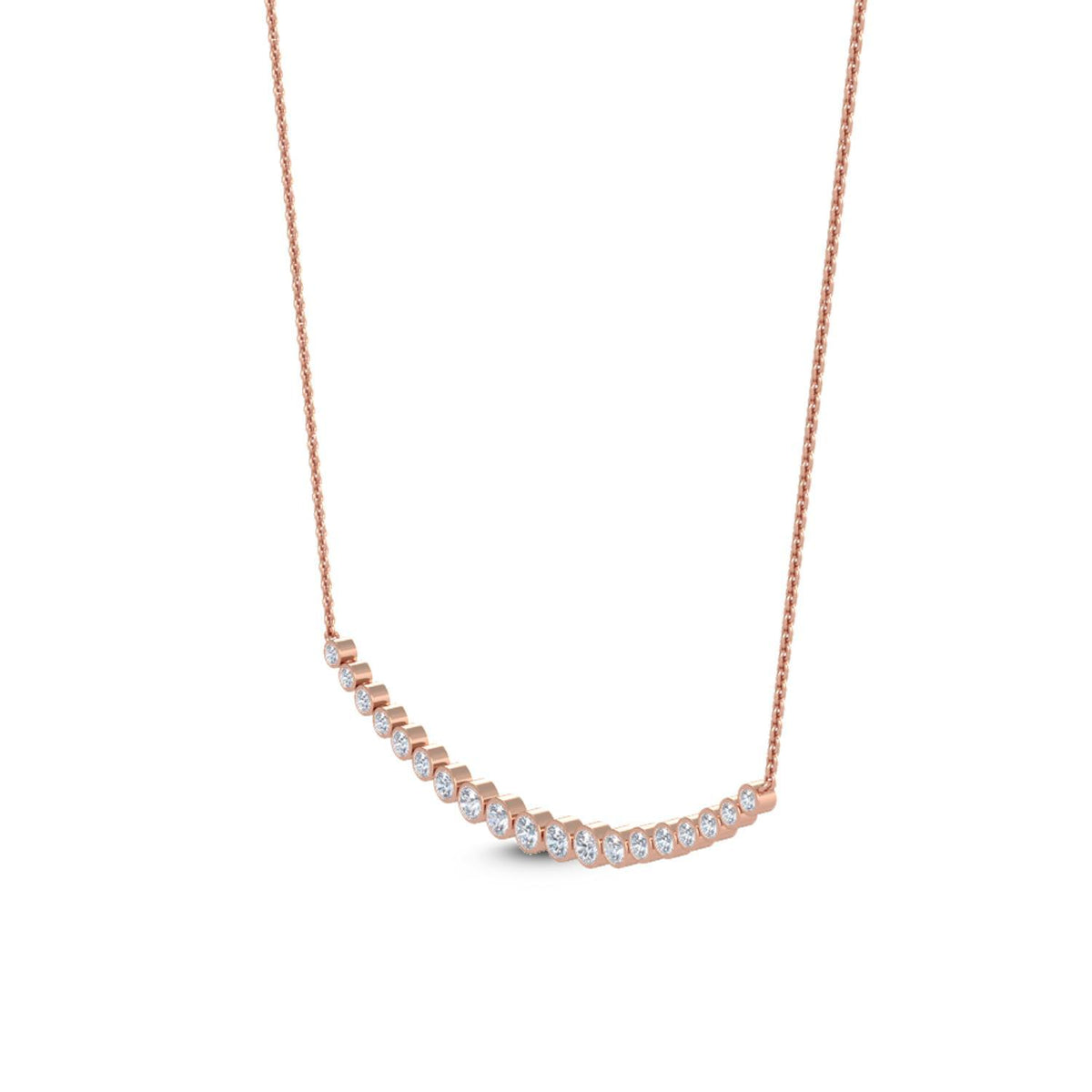Elodie Lune lab grown diamond pendant