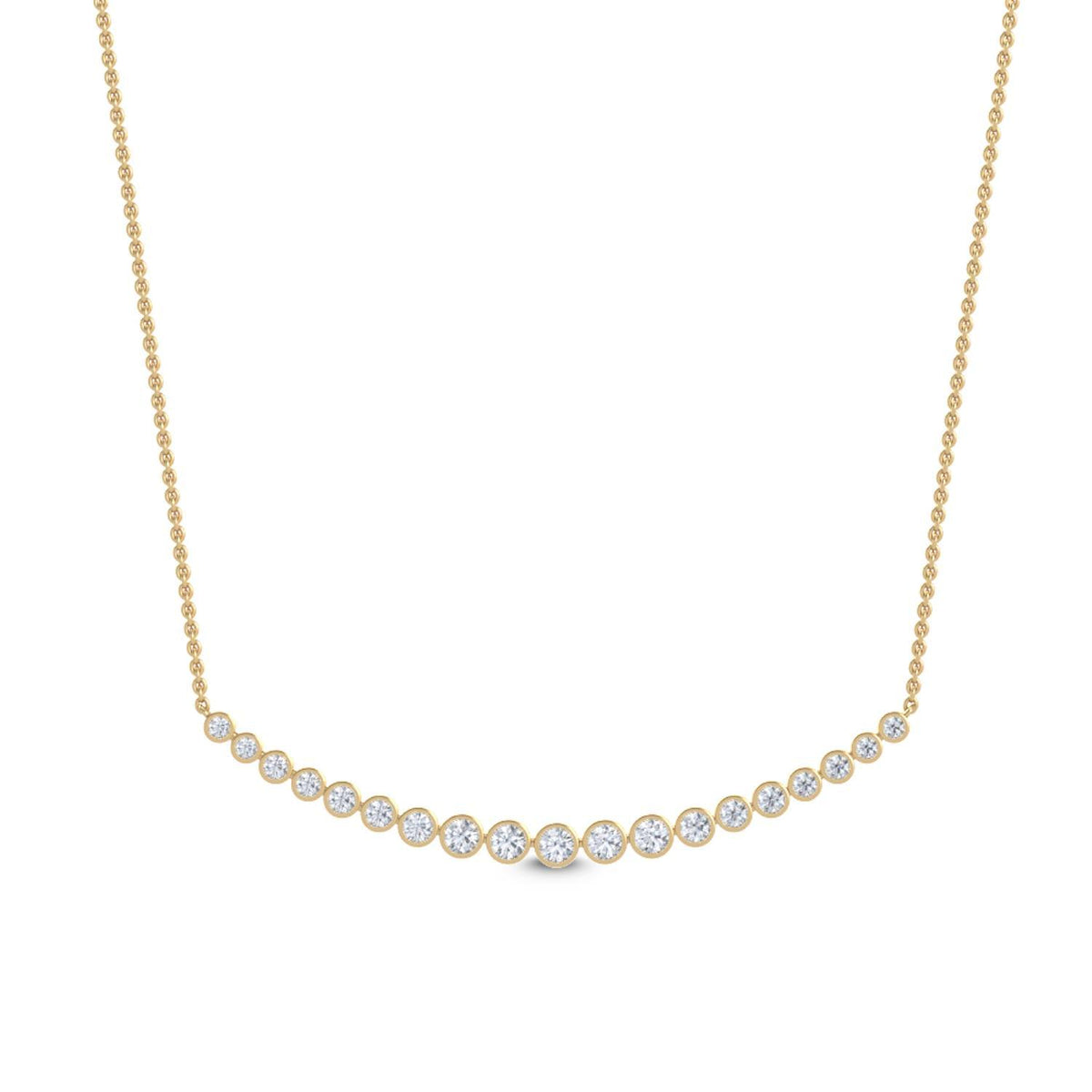 Elodie Lune lab grown diamond pendant