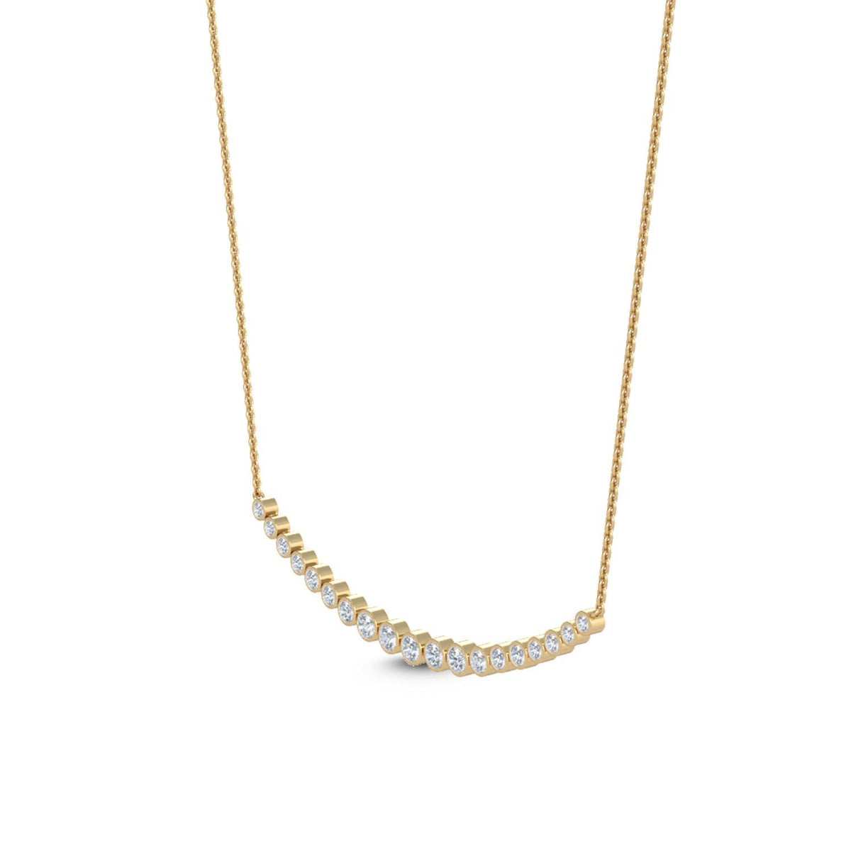Elodie Lune lab grown diamond pendant
