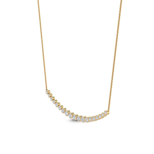 Elodie Lune lab grown diamond pendant