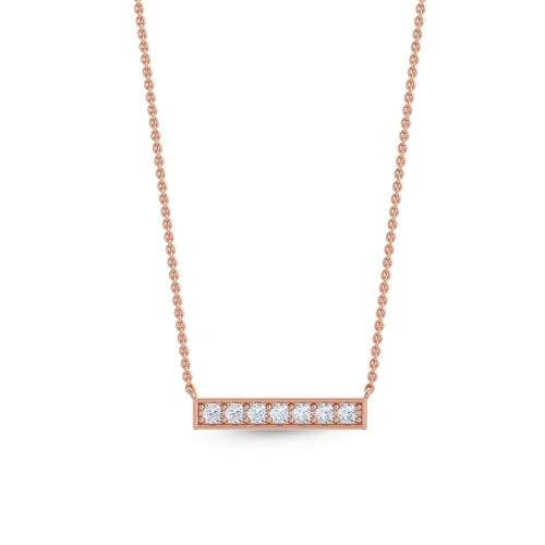 Elodie Rose lab grown diamond pendant