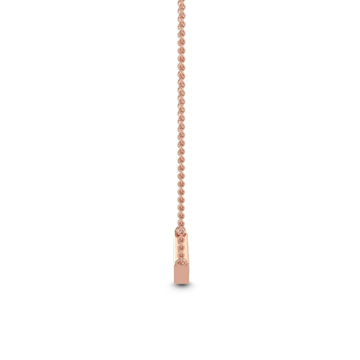 Elodie Rose lab grown diamond pendant