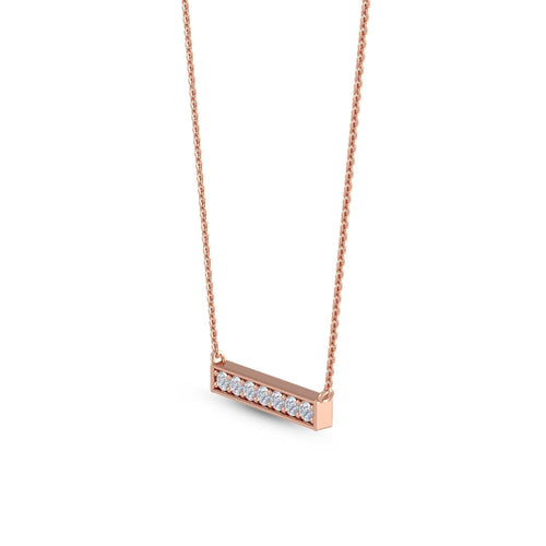 Elodie Rose lab grown diamond pendant