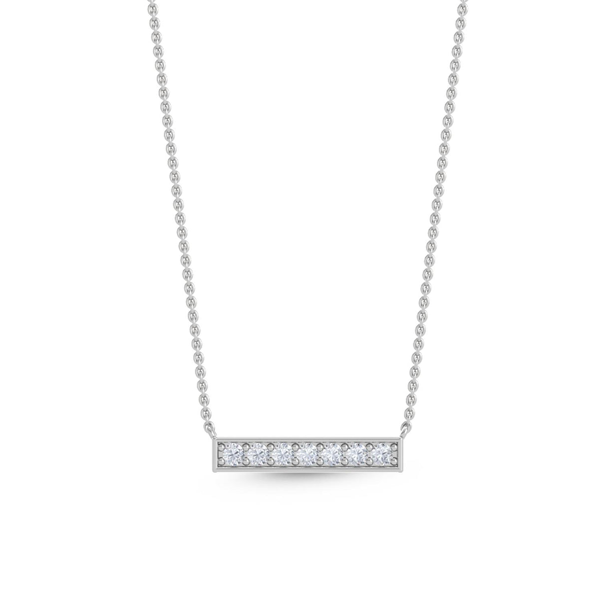 Elodie Rose lab grown diamond pendant