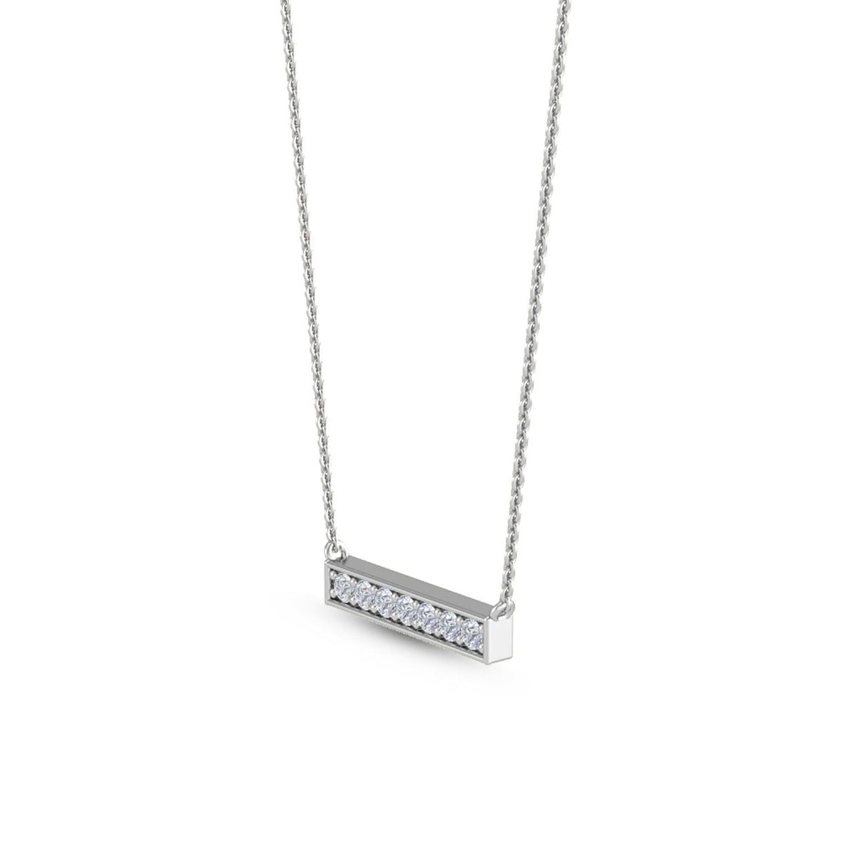 Elodie Rose lab grown diamond pendant