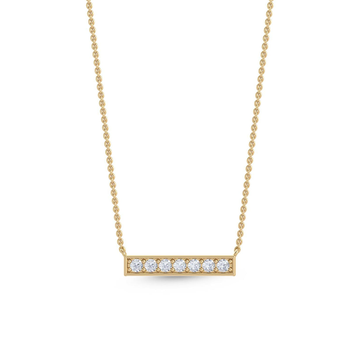 Elodie Rose lab grown diamond pendant