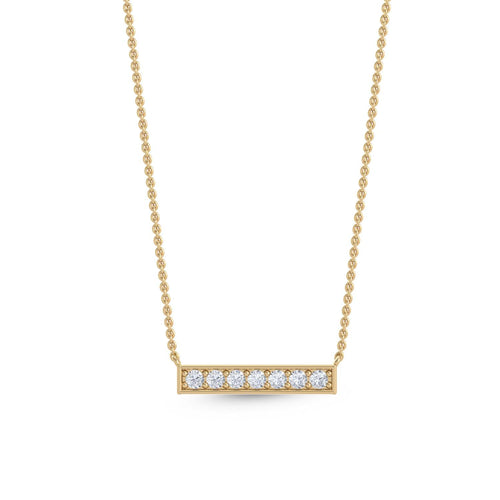 Elodie Rose lab grown diamond pendant