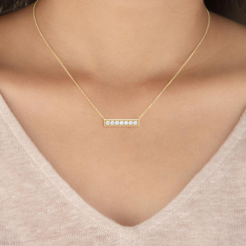 Elodie Rose lab grown diamond pendant