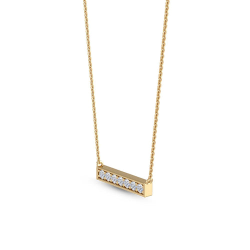 Elodie Rose lab grown diamond pendant