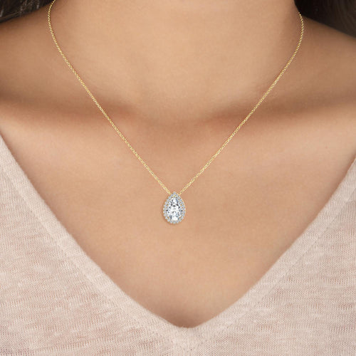 Elodie Vale lab grown diamond pendant