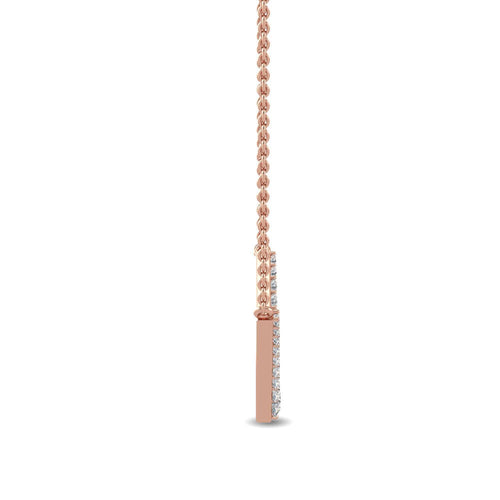 Evelina Pearl lab grown diamond pendant