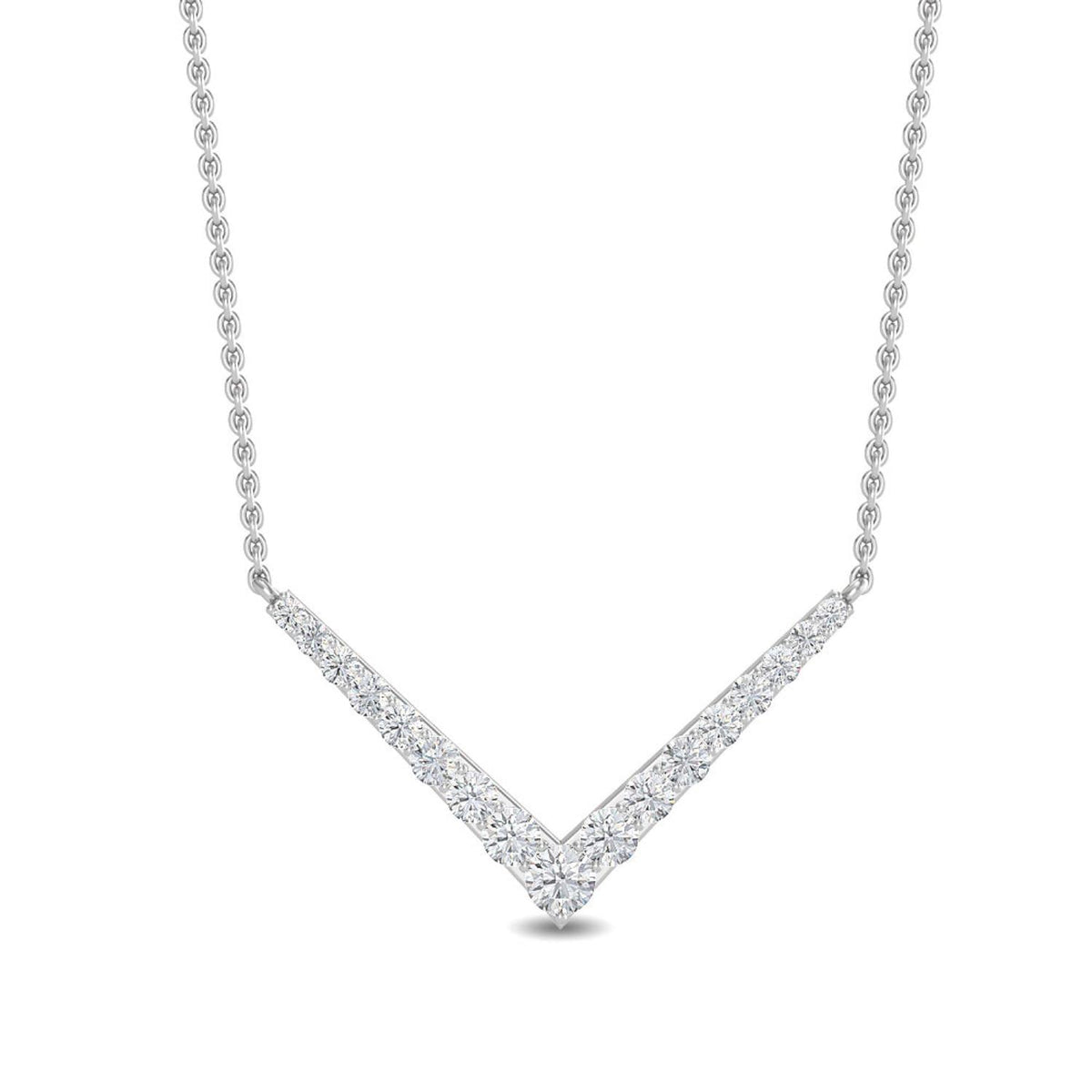 Evelina Pearl lab grown diamond pendant