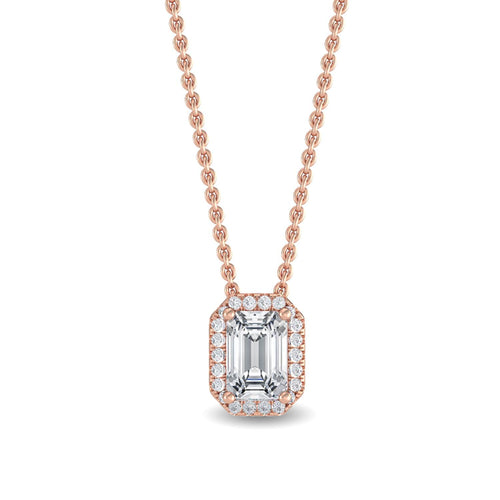Floriane Belle lab grown diamond pendant