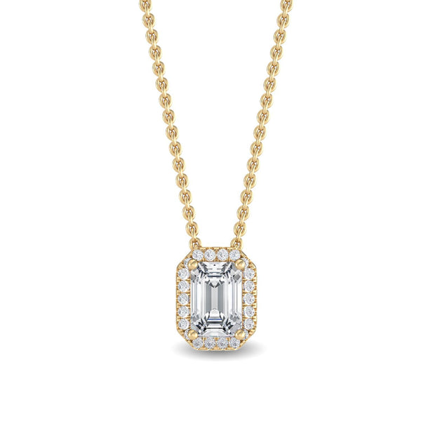 Floriane Belle - Halo Lab Grown Diamond Pendant