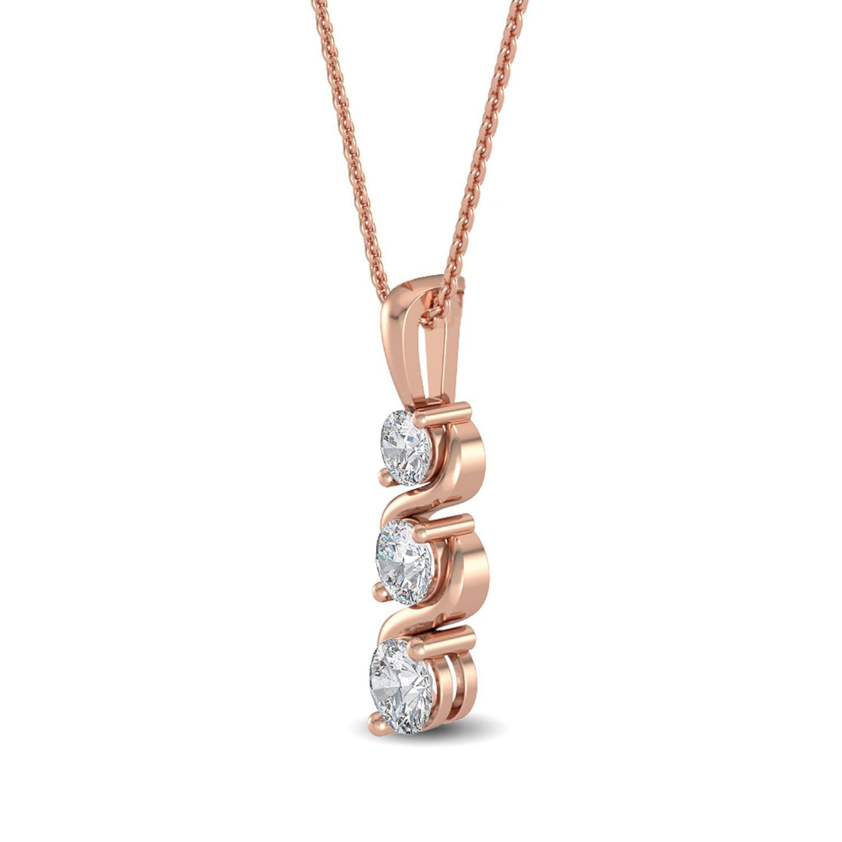 Floriane Bloom lab grown diamond pendant