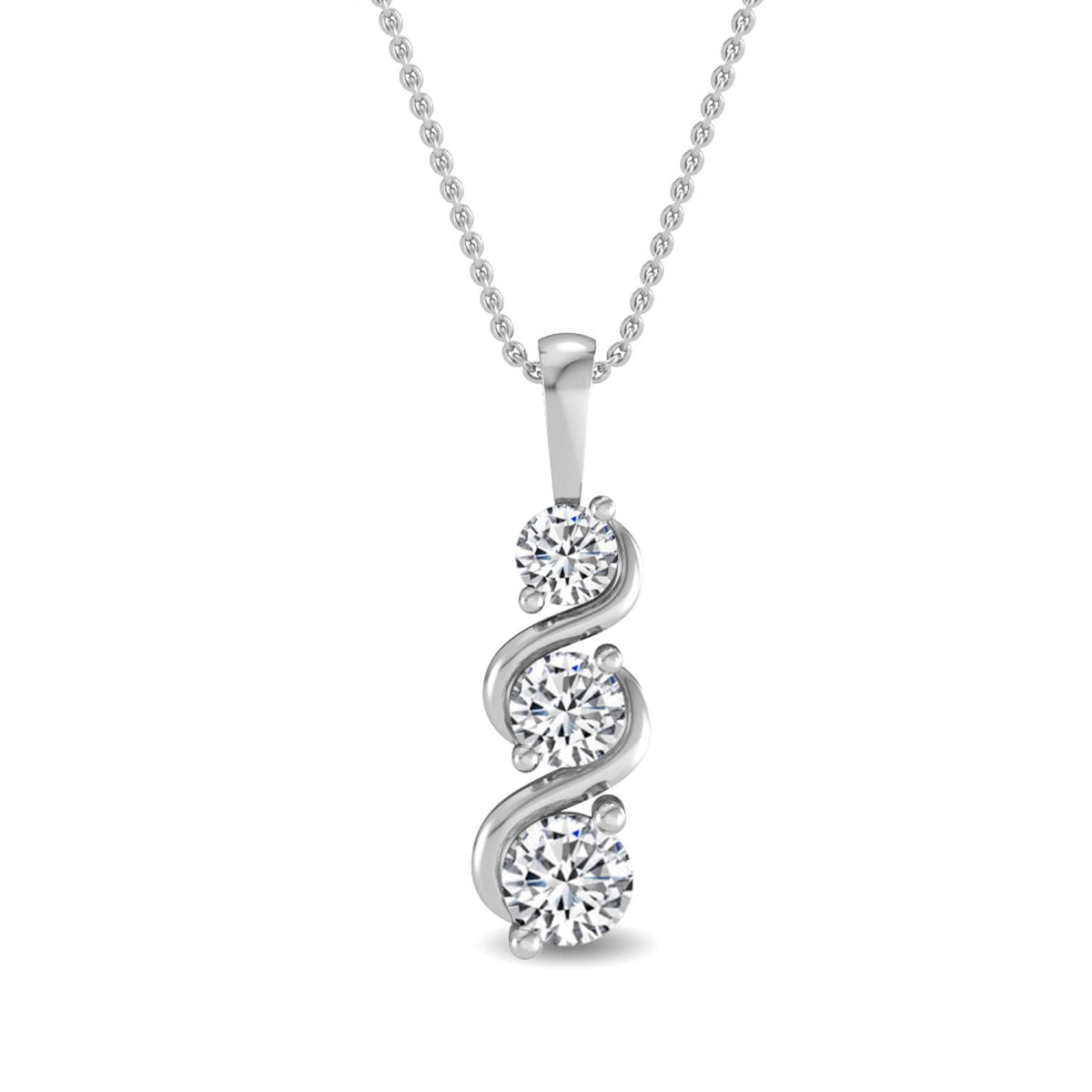 Floriane Bloom lab grown diamond pendant