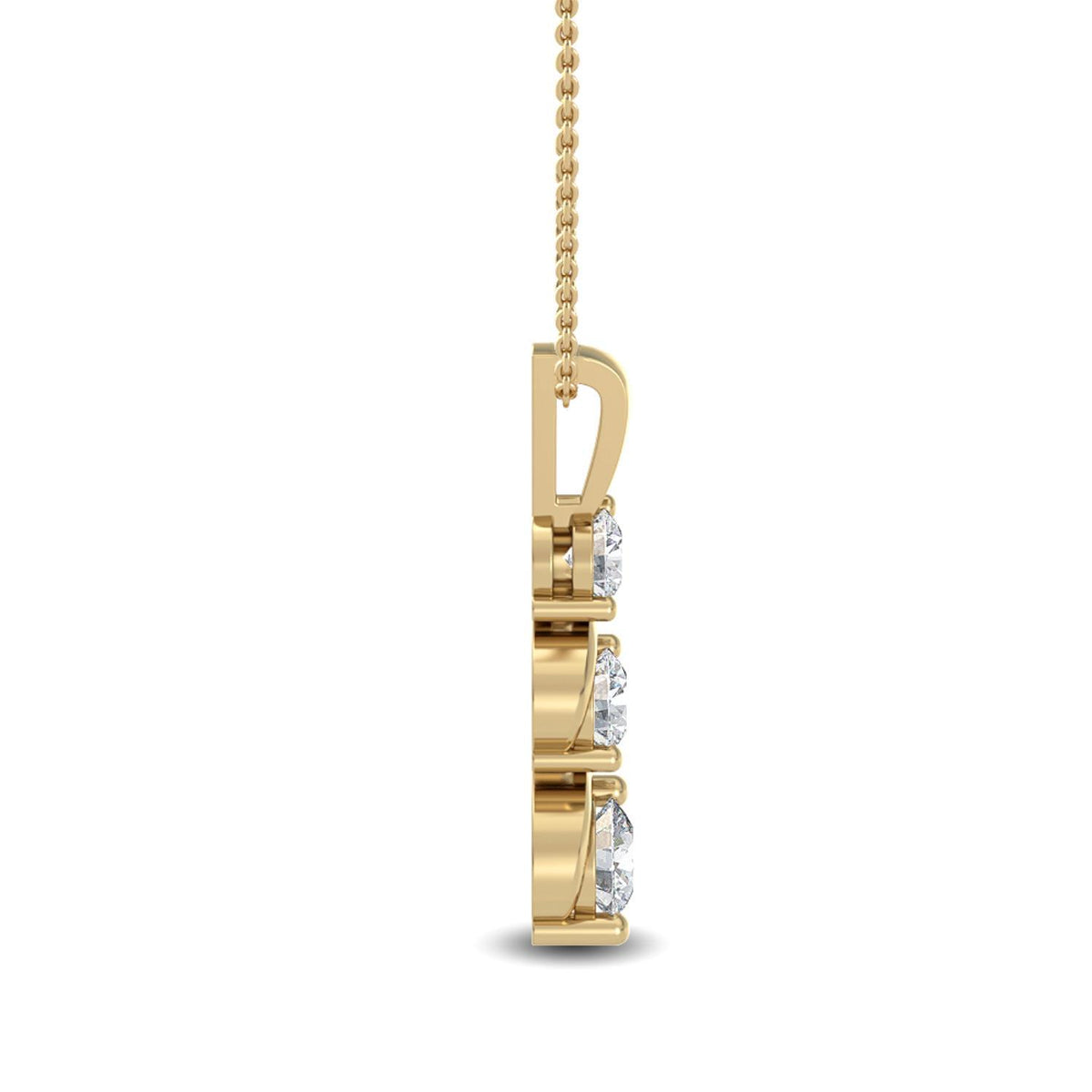 Floriane Bloom lab grown diamond pendant