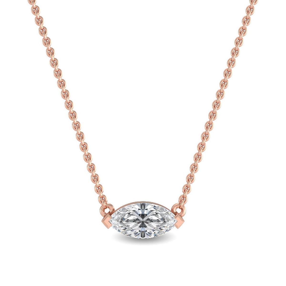 Floriane Dawn lab grown diamond pendant