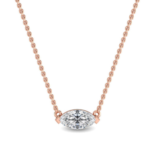 Floriane Dawn lab grown diamond pendant
