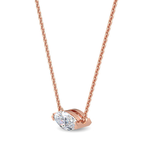 Floriane Dawn lab grown diamond pendant