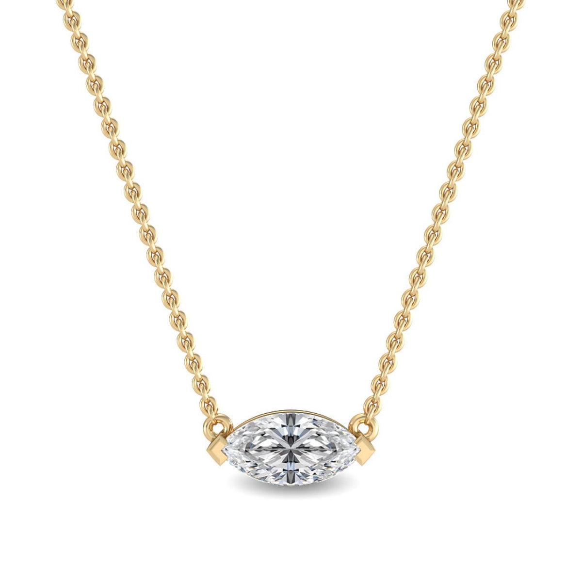 Floriane Dawn lab grown diamond pendant