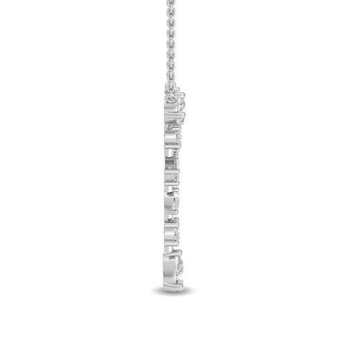 Floriane Lune lab grown diamond pendant