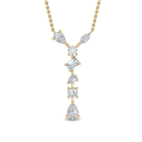 Floriane Lune lab grown diamond pendant