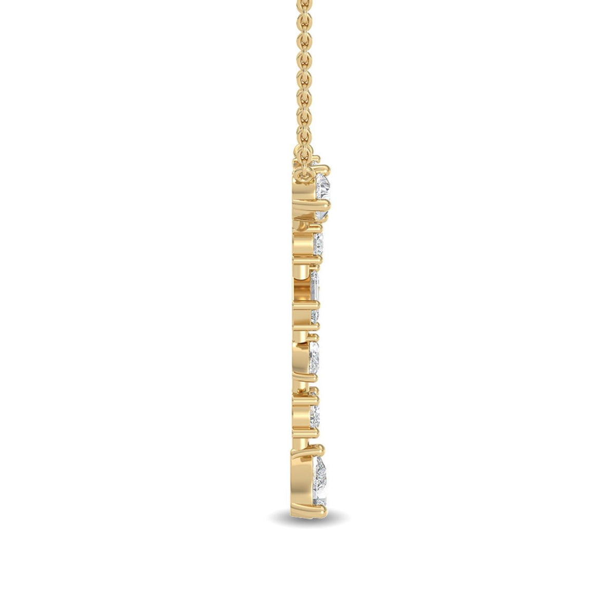Floriane Lune lab grown diamond pendant