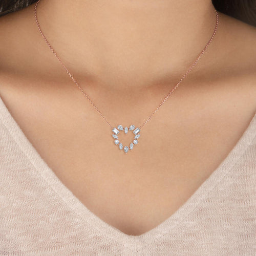 Floriane Pearl lab grown diamond pendant