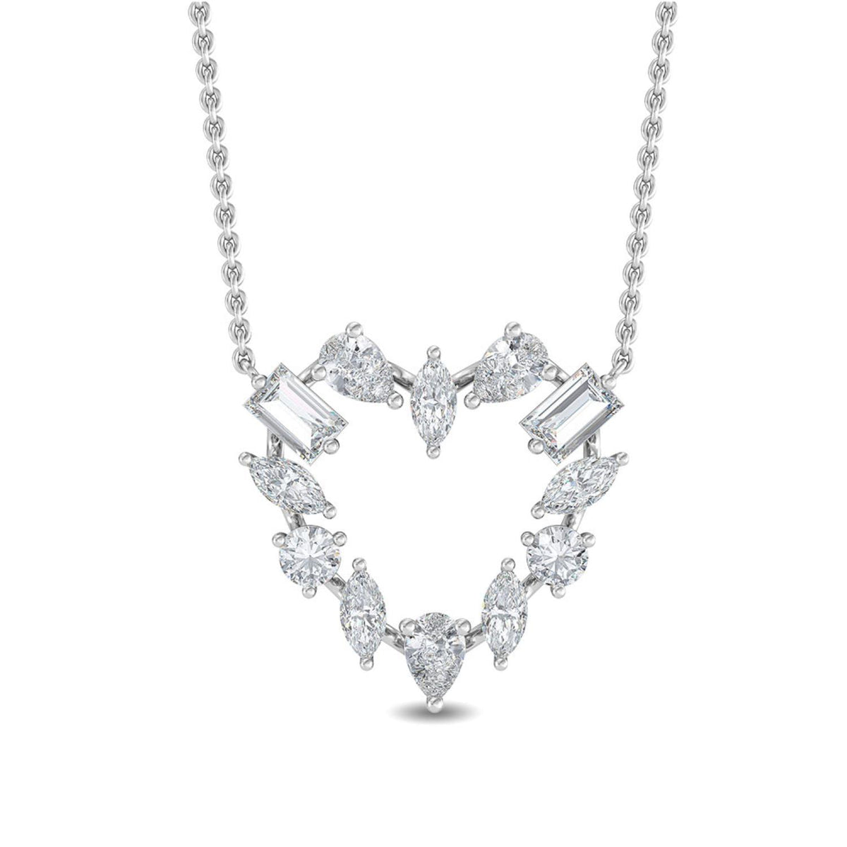 Floriane Pearl lab grown diamond pendant