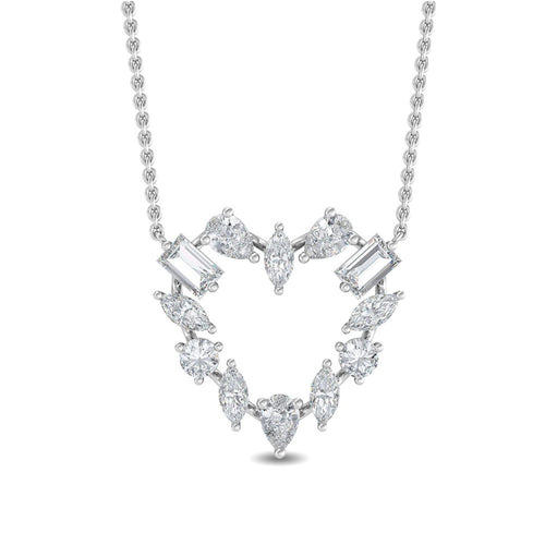Floriane Pearl lab grown diamond pendant