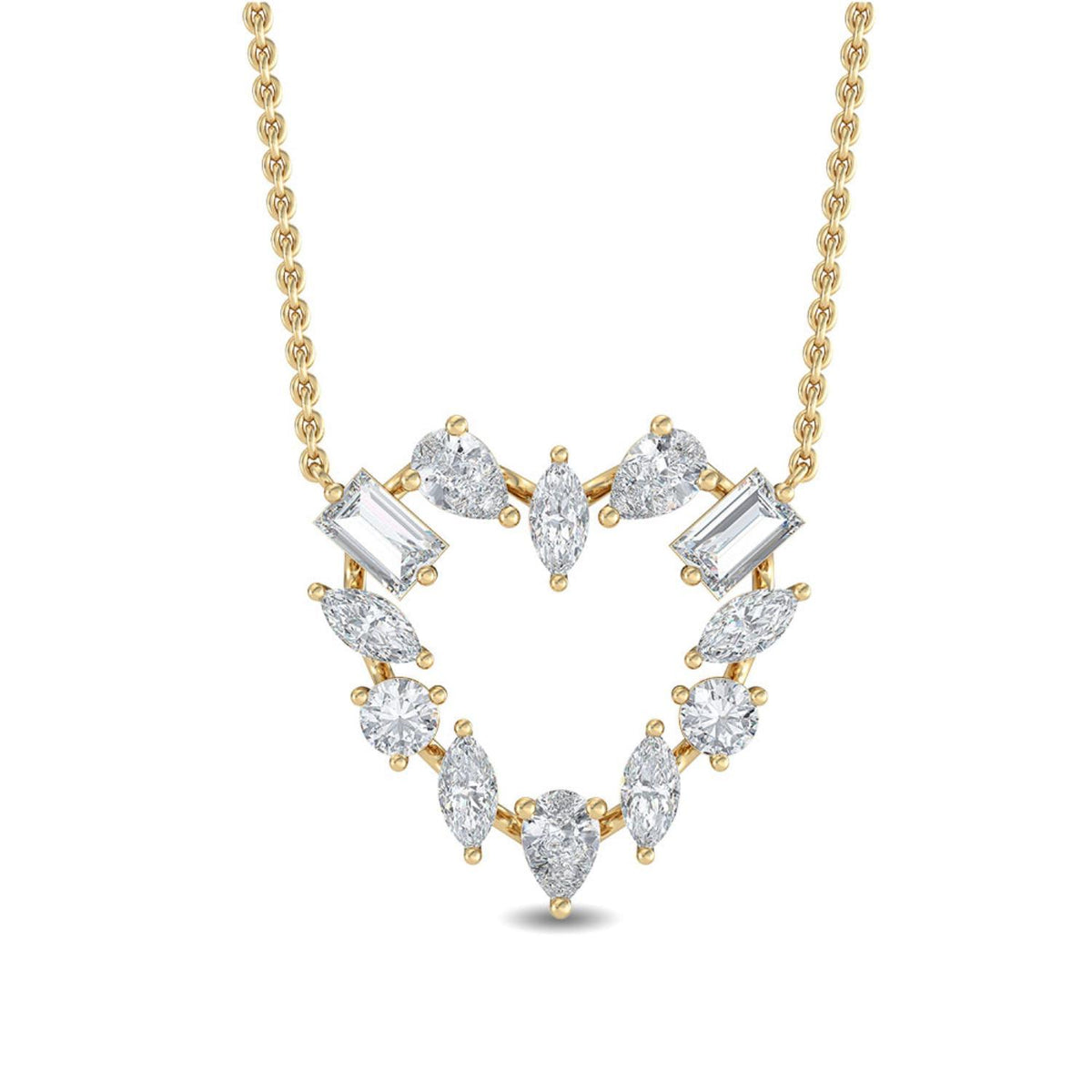 Floriane Pearl lab grown diamond pendant