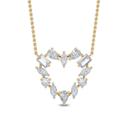Floriane Pearl lab grown diamond pendant