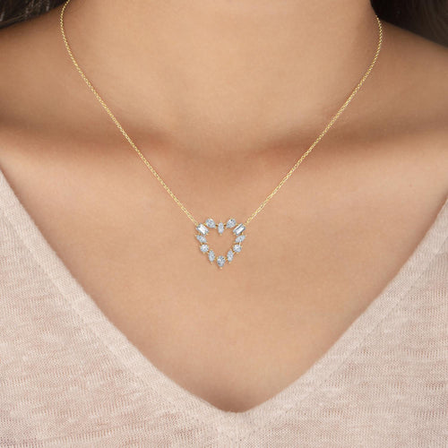 Floriane Pearl lab grown diamond pendant