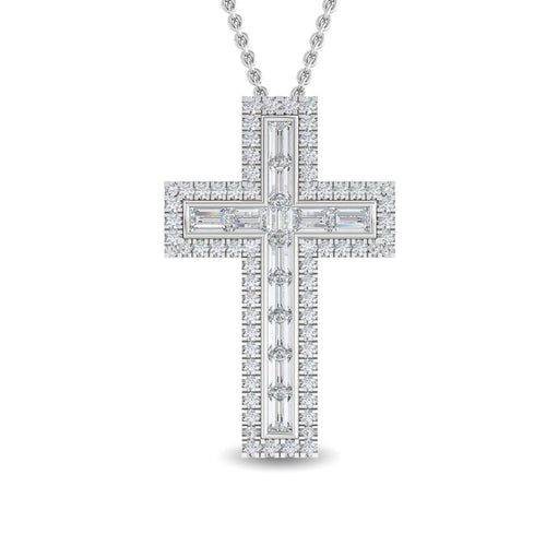 Floriane Rose lab grown diamond pendant