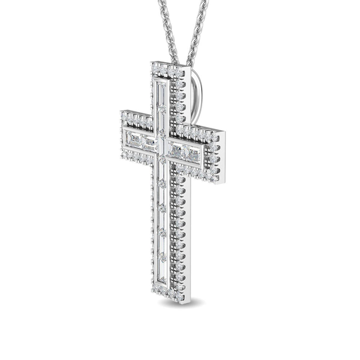 Floriane Rose lab grown diamond pendant