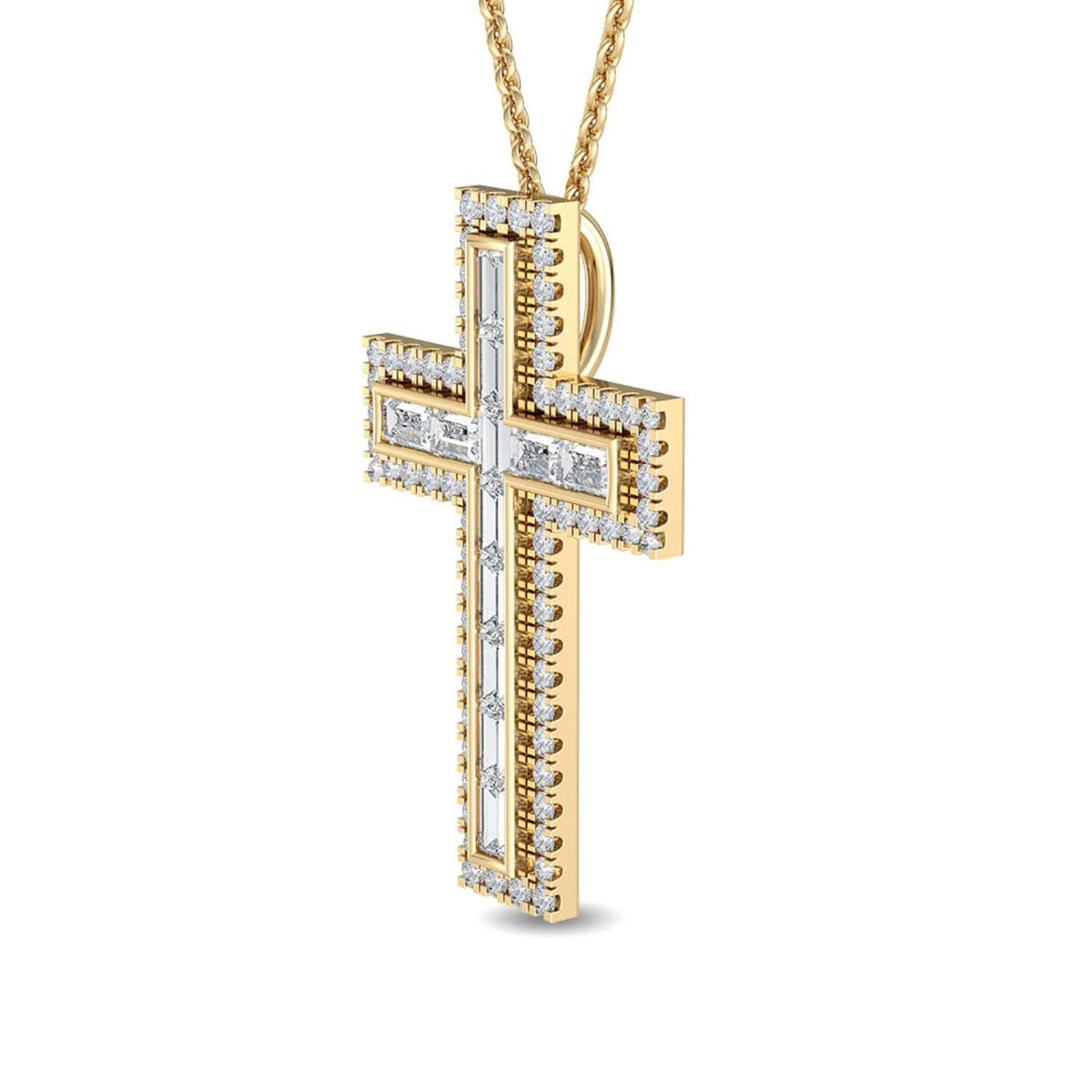 Floriane Rose lab grown diamond pendant