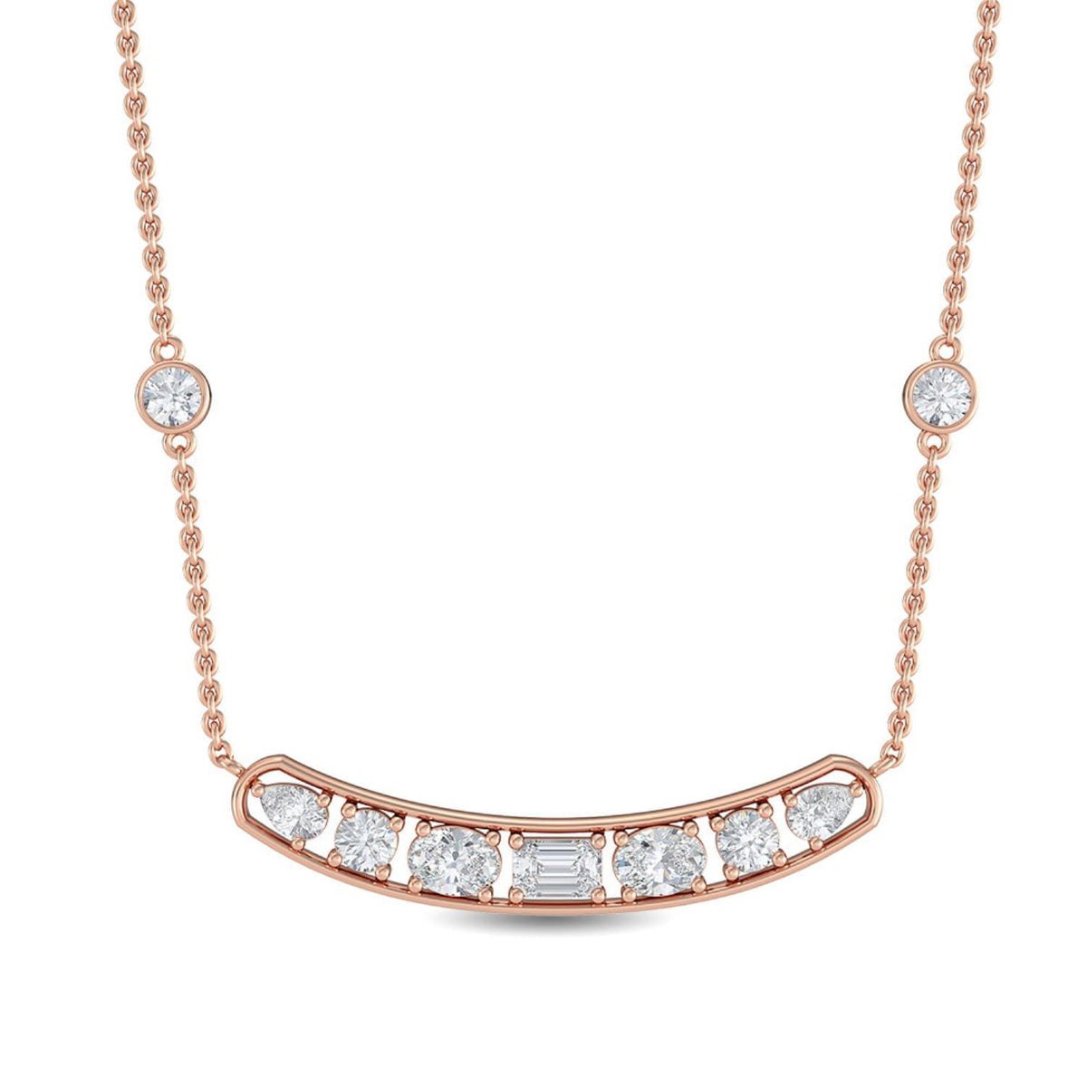 Genevieve Belle lab grown diamond pendant