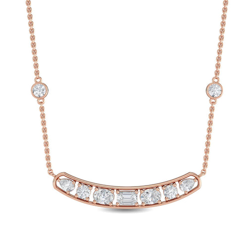 Genevieve Belle lab grown diamond pendant