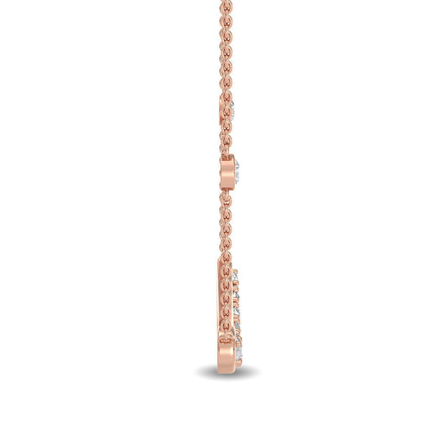 Genevieve Belle lab grown diamond pendant