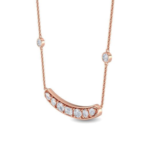 Genevieve Belle lab grown diamond pendant