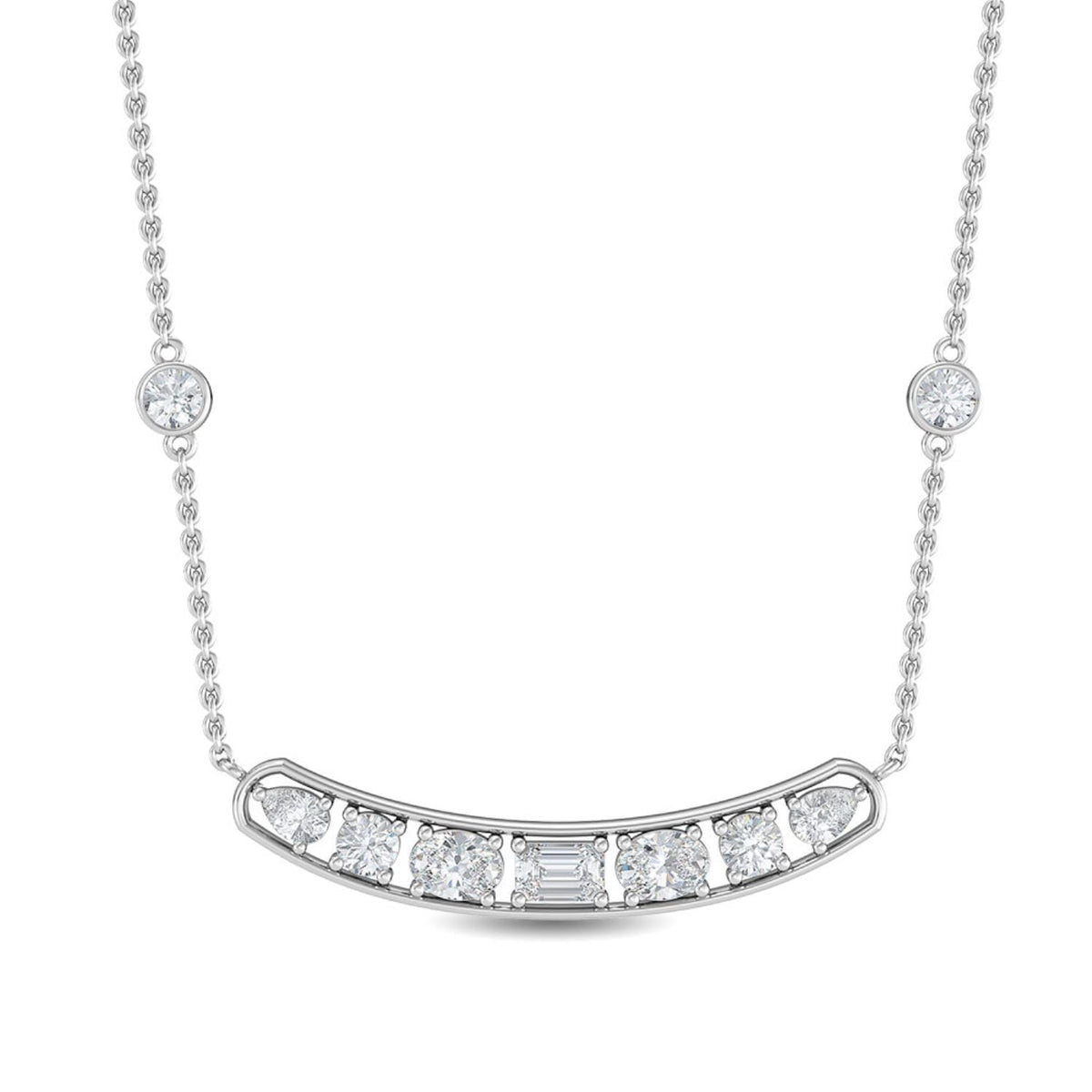 Genevieve Belle lab grown diamond pendant