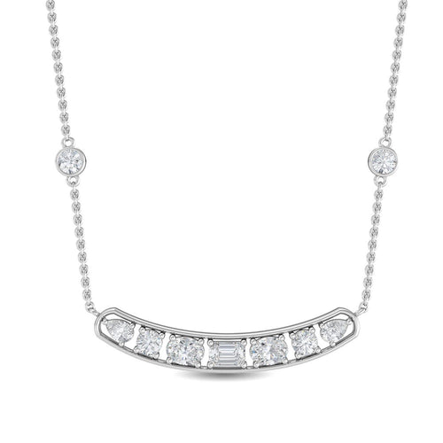 Genevieve Belle lab grown diamond pendant