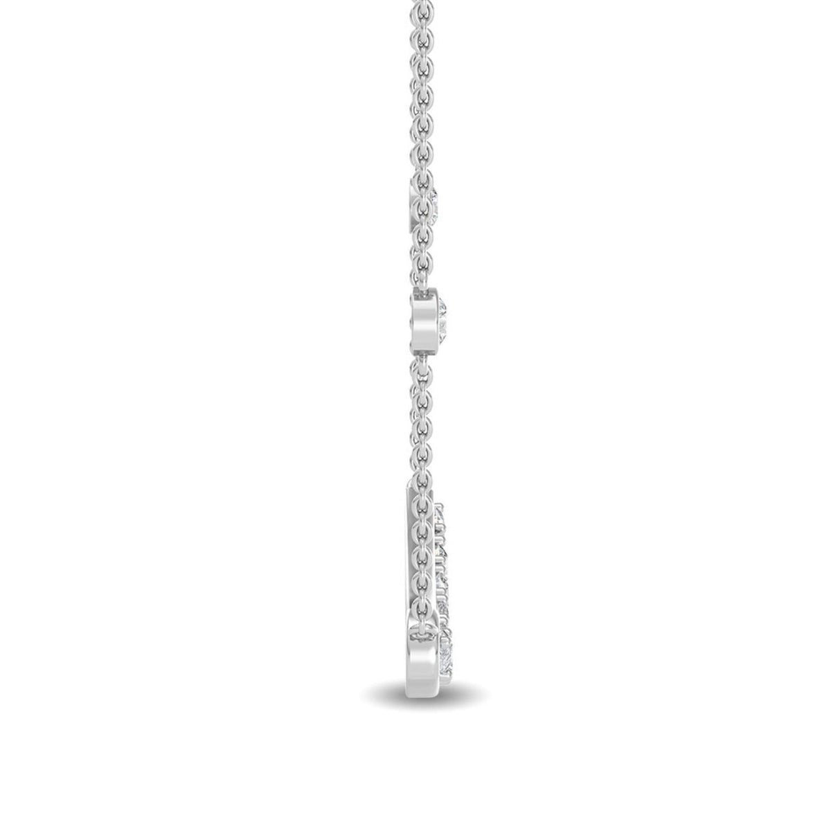 Genevieve Belle lab grown diamond pendant