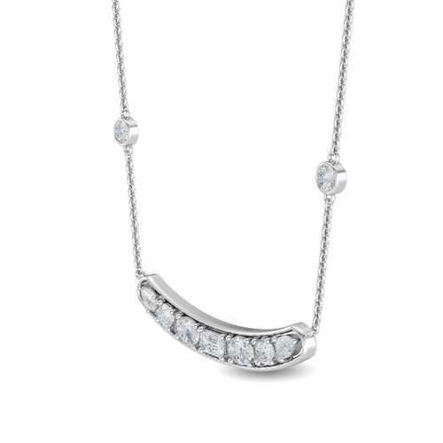 Genevieve Belle lab grown diamond pendant