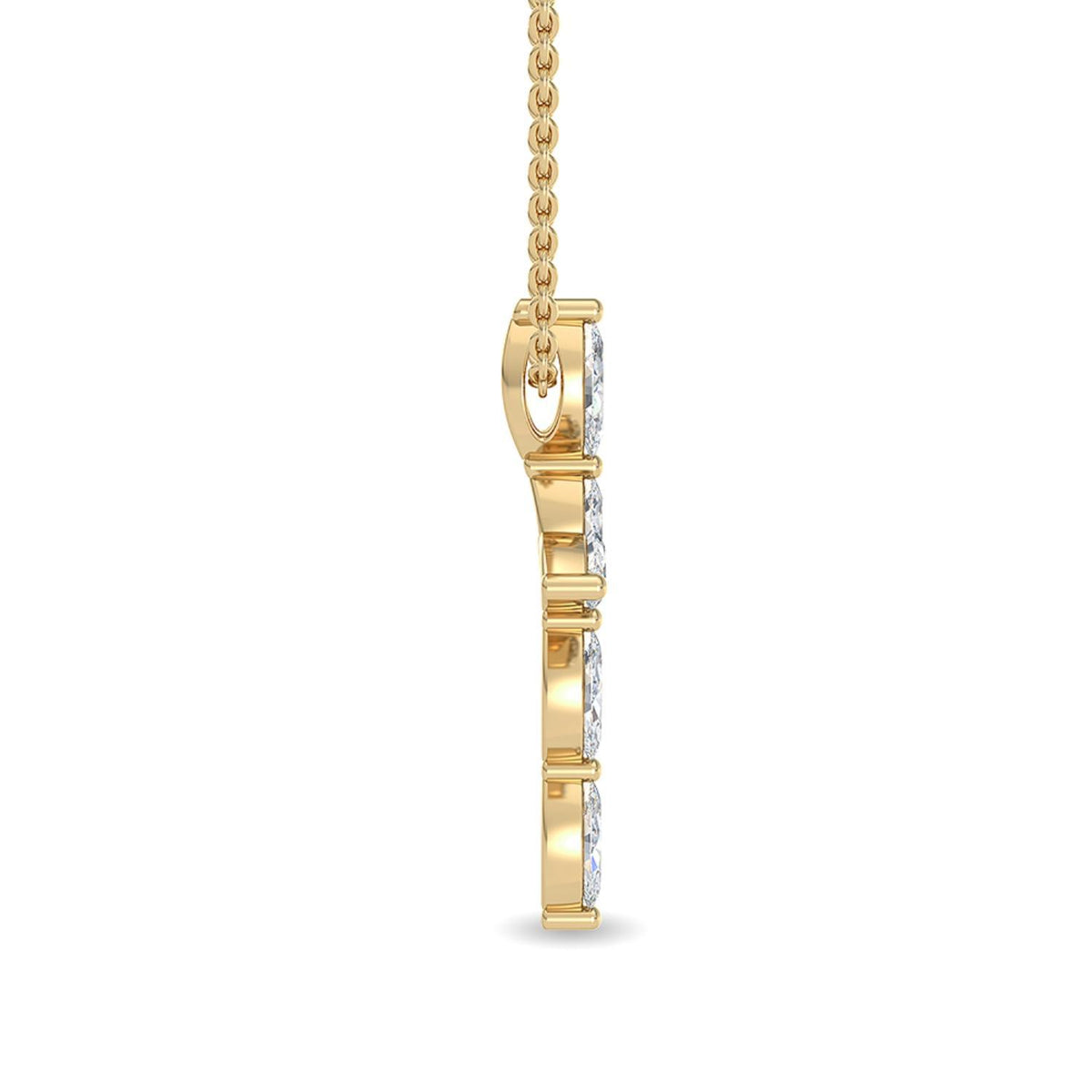 Genevieve Grace lab grown diamond pendant